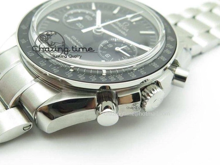 0728 Efficient Speedmaster Professional Moonwatch Chrono AXF Best Edition On SS Bracelet A 8286